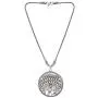 Efulgenz Boho Vintage Antique Ethnic Gypsy Tribal Indian Oxidized Silver Statement Lotus Pendant Necklace Jewelry Efulgenz Boho Vintage Antique Ethnic Gypsy Tribal Indian Oxidized Silver Statement Lotus Pendant Necklace Jewelry