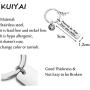 KUIYAI Powered by Pixie Dust and Coffee Keychain Funny Caffeine Keychain Coffee Lover Gift