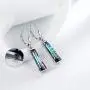 Mystic Topaz Dangle Earrings Women 925 Sterling Silver Mystic Rainbow Drop Earring Dangling Jewelry