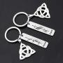 Gzrlyf ANAM Cara Keychain Set Soul Friend Gift Best Friend Keychain Set of 2 Soul Sister Gifts Celtic Gifts