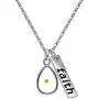 Stainless Steel Faith Real Mustard Seed Pendant Necklace Charm Jewelry for Christian Inspirational Gift Y559 Stainless Steel Faith Real Mustard Seed Pendant Necklace Charm Jewelry for Christian Inspirational Gift Y559