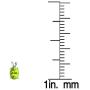 Dazzlingrock Collection 10K 9x7 mm Oval Cut Ladies Solitaire Pendant (Silver Chain Included), White Gold