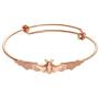 SENFAI Nickel Free,Vampire Bats Wiring Bracelet Adjustable Expandable Wire Bangles
