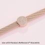 Pandora Jewelry Reflexions Round Clip Cubic Zirconia Charm
