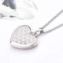 JO WISDOM Flower of Life Necklace,925 Sterling Silver Family Coin Pendant Necklace