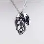 Mystical Purple Dragon Medieval Renaissance Pendant Necklace Mystical Purple Dragon Medieval Renaissance Pendant Necklace