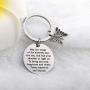Butterfly Charm Keychain Irish Blessing Gifts Butterfly Jewelry Lover Gifts Going Away Gifts Graduation Gifts May The Wings of The Butterfly To Bring You Luck Happiness Riches
