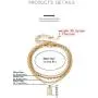 Multilayer Necklaces Anklet Set for Women Gold Plated Snake Link Chain Pendant Necklace Gifts for Girls Jewelry Set Multilayer Necklaces Anklet Set for Women Gold Plated Snake Link Chain Pendant Necklace Gifts for Girls Jewelry Set