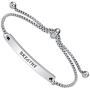 Personalized Faith Bracelet- BREATHE -Positive Inspirational Quotes Adjustable Cuff Jewelry For Women, Ideal Encouragement Gifts for Women