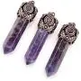 5pcs Crystal Necklace Natural Reiki Healing Crystal Stone Pendant with Chain Amethyst Pink Quartz Aventurine Gemstone Quartz Necklace Chakra Yoga Pendulum Divination Energy Pendant Jewelry Gift 5pcs Crystal Necklace Natural Reiki Healing Crystal Stone Pendant with Chain Amethyst Pink Quartz Aventurine Gemstone Quartz Necklace Chakra Yoga Pendulum Divination Energy Pendant Jewelry Gift