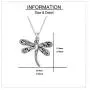 ONEFINITY Dragonfly Necklace 925 Sterling Silver Dragonfly Pendant Necklace Cute Dragonfly Jewelry for Women Men ONEFINITY Dragonfly Necklace 925 Sterling Silver Dragonfly Pendant Necklace Cute Dragonfly Jewelry for Women Men