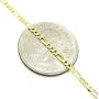 14K Solid Gold 2mm Figaro 2 + 1 Link Chain Necklace, 16'' - 30''
