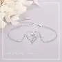 Cross Bracelet for Women Infinity Bracelets Infinity Love Heart Bracelets 925 Sterling Silver Faith Hope Bracelet with Dainty Chain 7’’ Inspiration Jewelry Gift for Women Girlfriend Teen Valentine