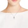 AeraVida Plain Rectangle Locket .925 Sterling Silver Pendant Necklace