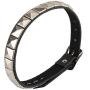 Jeilwiy Punk Rock Gothic Black Rivet Leather Spiked Necklace Neckband Choker Adjustable Girls Mom Gifts