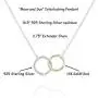 ''Moon and Sun'' Open Circle Full Moon Orbit Pendant on a 925 Sterling Silver Chain Layered Necklace Double Circle Open Circle Generations Interlocking Infinity Hammered Pendant Dainty 14K Goldfilled Minimalist Simple for Mother Daughter Sister Granddaugh ''Moon and Sun'' Open Circle Full Moon Orbit Pendant on a 925 Sterling Silver Chain Layered Necklace Double Circle Open Circle Generations Interlocking Infinity Hammered Pendant Dainty 14K Goldfilled Minimalist Simple for Mother Daughter Sister Granddaugh