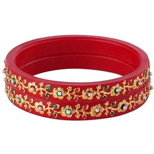 Efulgenz Fashion Jewelry Indian Bollywood Crystal Rhinestone Floral Wedding Bridal Bracelet Bangle Set