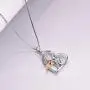 Owl Necklace Sterling Silver Rose Gold Love Heart Owls Pendant Necklace with Girl Jewelry Gifts for Women Teen Owl Necklace Sterling Silver Rose Gold Love Heart Owls Pendant Necklace with Girl Jewelry Gifts for Women Teen