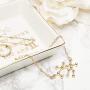 Gemini Zodiac Necklace and Bracelet, Astrology Jewelry Sets for Women
