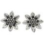 NOVICA .925 Sterling Silver Flower Stud Earrings Sunflower Love