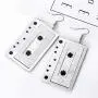 3 Pairs Cassette Tape Earrings Retro Acrylic Punk Tape Dangle Earrings Funny Geometric Square Drop Earrings Personality Night Club Accessories for Women Girls Cute Pretty Jewelry 3 Pairs Cassette Tape Earrings Retro Acrylic Punk Tape Dangle Earrings Funny Geometric Square Drop Earrings Personality Night Club Accessories for Women Girls Cute Pretty Jewelry