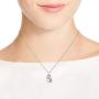 Powerful Oval-Shaped Stallion .925 Sterling Silver Horse Pendant Necklace