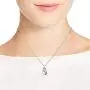 Powerful Oval-Shaped Stallion .925 Sterling Silver Horse Pendant Necklace