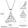ChicSilver 925 Sterling Silver Good Luck Irish Celtic Knot Necklaces Vintage Triangle/Cross/Round Pendant Necklaces Gift for Women (with Gift Box) ChicSilver 925 Sterling Silver Good Luck Irish Celtic Knot Necklaces Vintage Triangle/Cross/Round Pendant Necklaces Gift for Women (with Gift Box)