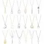 TAMHOO 18 Pieces Long Pendant Necklace Set for Women - Y Necklace for Teen Girs with Cute Pendant, Feather,Bar, Cat,Cross,Tassel,Leaf,Moon and Star-