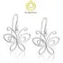 Big Apple Hoops - High Polished Sterling Silver Queen Butterfly Dangle Drop Earrings Made from Real Solid 925 Sterling Silver in 3 Color Rose, Silver, Gold Unique Fashion Gifts for Teens, Women Big Apple Hoops - High Polished Sterling Silver Queen Butterfly Dangle Drop Earrings Made from Real Solid 925 Sterling Silver in 3 Color Rose, Silver, Gold Unique Fashion Gifts for Teens, Women