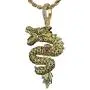 KMASAL Iced Out Dragon Copper Pendant Hip Hop Necklace 18K Gold Plated Bling Cubic Zirconia Micropave Simulated Diamond for Men Women Charm Jewelry with Stainless Steel Rope Chain KMASAL Iced Out Dragon Copper Pendant Hip Hop Necklace 18K Gold Plated Bling Cubic Zirconia Micropave Simulated Diamond for Men Women Charm Jewelry with Stainless Steel Rope Chain