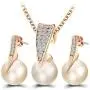 YAZILIND Imitation Pearl Pendant Necklace Stud Earrings Women Jewelry Sets Elegant Dainty Party Accessories YAZILIND Imitation Pearl Pendant Necklace Stud Earrings Women Jewelry Sets Elegant Dainty Party Accessories