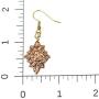 French Bouquet Copper Drop Earrings - Handmade Copper Earrings - Jewelry Gifts for 7th Wedding Anniversary