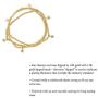 And Lovely 14K Gold or Silver Plated Bead Stretch Bracelet with 14K Gold Plated Star Charm - Stackable Stretch Bracelet - Set of 3