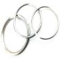 DevDeep (Family Pack Set of 3) Punjabi/Sikh Steel Kada/Kara Men/Women/Kid Internal Dia 6.7CM,6CM & 3.5