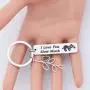 SEIRAA Sloth Hanging Jewelry Cute Animal Sloth Quote Keychain for Sloth Lover Love You Slow Much