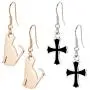 Halloween Drop Cross Earrings Gifts for Women Girl Her Ladies Teen 2 Pair Stainless Steel Dangle Earrings for Daughter Mom Student Coworker Friend on Christmas Birthday Costume Party Jewelry Set Halloween Drop Cross Earrings Gifts for Women Girl Her Ladies Teen 2 Pair Stainless Steel Dangle Earrings for Daughter Mom Student Coworker Friend on Christmas Birthday Costume Party Jewelry Set