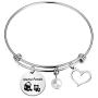 WSNANG Mama Panda Bracelet Sweet Family Jewelry Gift New Mom Gift Mother Bracelet Child Mother Mama Panda Bracelet for Mother