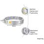 XUANPAI Custom Engraving Watch Band Stainless Steel Magnet Therapy Medical Alert ID Bracelet,Adjustable