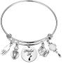 BLEOUK Nail Tech Gift Nail Artist Gift Beautician Gift Nail Tech Charm Bracelet Manicurist Gift Cosmetologist Gift Nailed It Gift