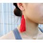 KELITCH Womens Drop Dangle Earrings Tassel Dangle Earrings for Women Thread Tiered Tassel Dangle Statement Summer Beach Layered