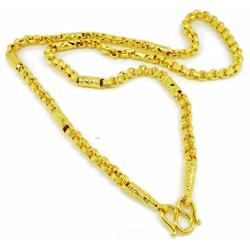 22K 23K 24K THAI BAHT GOLD GP NECKLACE 25 inch 52 Grams Jewelry