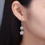 CiNily Gold Plated Flower Shaped Opal Hypoallergenic Stud Earrings Flower Dangle Drop Earrings Jewelry Gift for Women Girls Gemstone Earrings CiNily Gold Plated Flower Shaped Opal Hypoallergenic Stud Earrings Flower Dangle Drop Earrings Jewelry Gift for Women Girls Gemstone Earrings