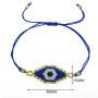 GOOKEY Adjustable Evil Eye Bracelet for Women - Good Luck Amulet Jewelry Handmade Bracelet Charm Bangle Protection Bracelet, The Great Gift for Women