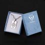 Vinjewelry Stainless Steel Motivational Encouragement Pendant Necklace Gift for Friend/Daughter/Niece/Granddaughter/Son
