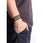 KELITCH Turquoise Beads Leather 3 Wrap Bracelet Bangle New Charm Strand Bracelets Cuff Fashion Jewelry Gift