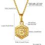 FindChic Dainty Tiny Heart/Hexagon Shaped Initial Necklace with Alphabet Letter A to Z Charms, Stainless Steel/18K Gold Plated Personalized Custom Name Necklaces for Girls & Women