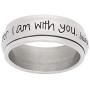 Beads & Pearls Jewelry 8mm High Polished Stainless Steel Womens Mens Do Not Fear, for I Am with You Isaiah 41:10'' Christian Bible Verse Religious & Inspirational Rings