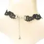 CharmLight Jewelry Popular Black Flower Lace Gothic Lolita Beads Pendant Choker Necklace CharmLight Jewelry Popular Black Flower Lace Gothic Lolita Beads Pendant Choker Necklace