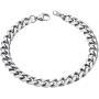 ChainsHouse Men Women Cuban Link Bracelet Stainless Steel/18K Gold Plated Classic 3mm-14mm Wide Miami Curb Chain Wrist Bracelets, 21CM(8.3''), Send Gift Box